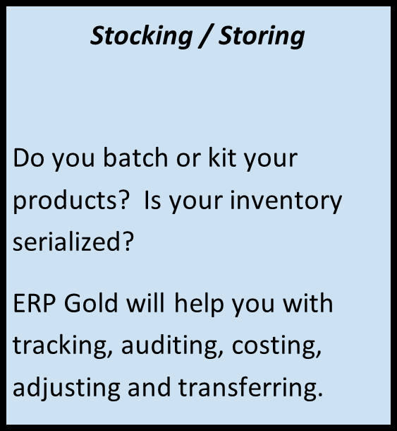 ERP Gold | Warehousing