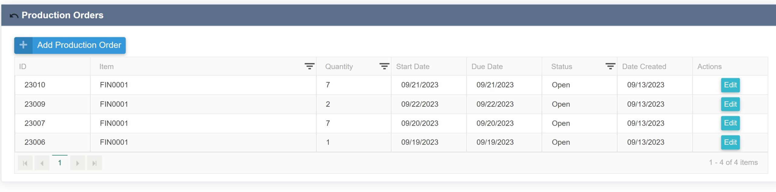 ERP Gold | Manufacturing