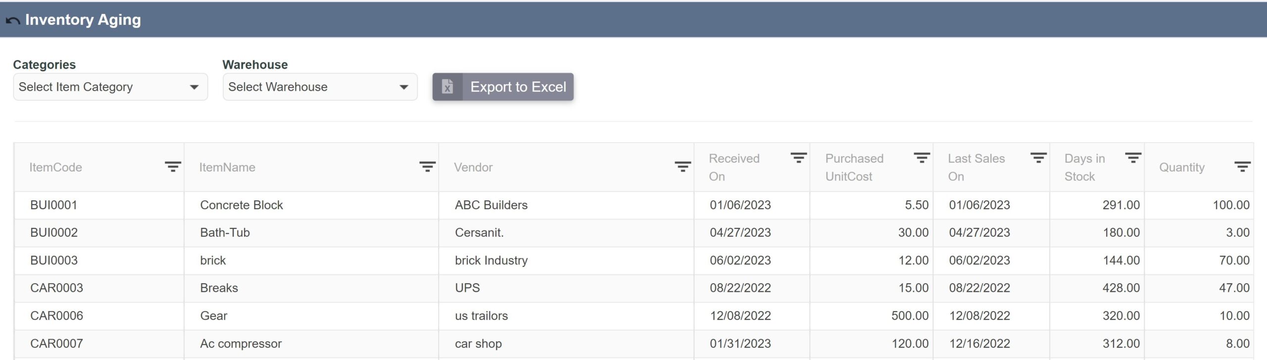 ERP Gold | Easy Inventory Management